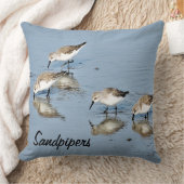 サンドパイパーシーバード装飾用クッション クッション (ブランケット)