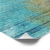 サンドパイパービーチショアバードウェザードアートプリント ポスター (コーナー)