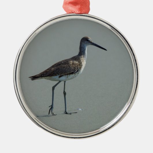 サンドパイパーポーズ メタルオーナメント (正面)