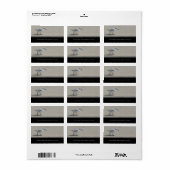 サンドパイパー住所 シール (フルシート)