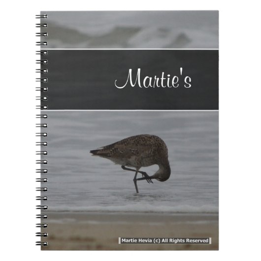 サンドパイパー弓ノート ノートブック (正面)