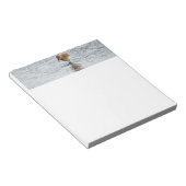 サンドパイパー鳥写真文房具紙 ノートパッド (アングル)