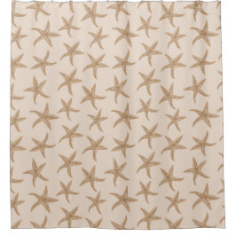 サンドヒトデの新アイボリー シャワーカーテン