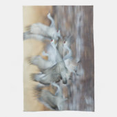 サンドヒルクレーンからリフト キッチンタオル (縦)