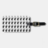 サンドヒルクレーンのロゴ – ファイナル ラゲッジタグ (正面横)