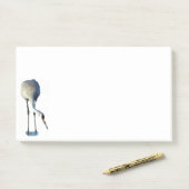 サンドヒルクレーン写真文房具10x6備考 ポストイット (デスク)