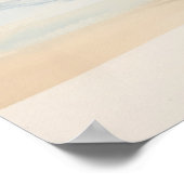 サンドヒルクレーン水彩プリント ポスター (角)