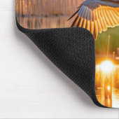 サンドヒルクレーン離陸 マウスパッド (コーナー)