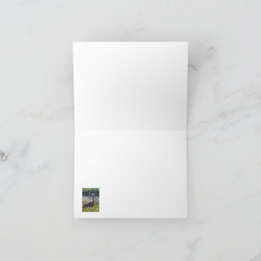 サンドヒルクレーン カード (内部)