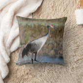 サンドヒルクレーン クッション (ブランケット)