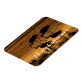 サンドヒルクレーン、メリークリスマス マグネット (左側)