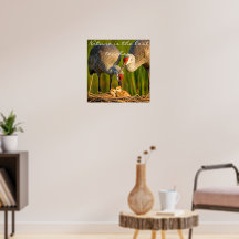 サンドヒル気にクレーンは彼らの若さに向けて» Wall Desco