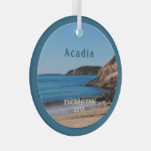 サンドビーチアカディア国立公園 ガラスオーナメント (正面右)