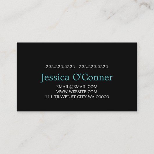 サンドビーチ旅行代理店名刺 名刺 (裏面)