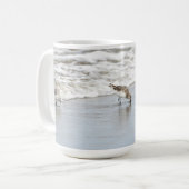 サンドピアズオンビーチフォトコーヒーマグ コーヒーマグカップ (正面左)