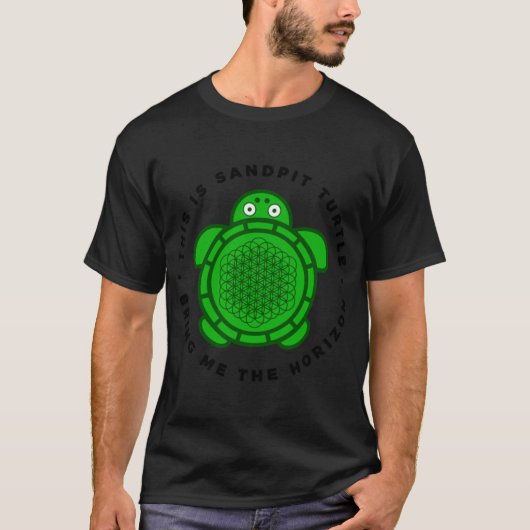 サンドピットurtle Bring Me the Horizon Sempiternal Sha Tシャツ (正面)