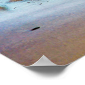 サンドピランニングーパーズビーチ沿い ポスター (角)