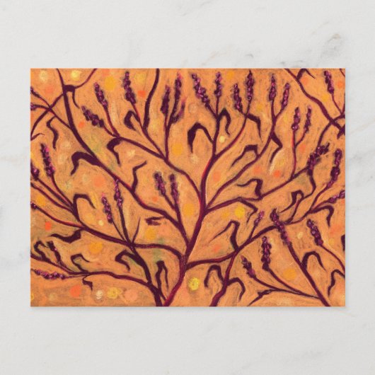 サンドフラワーウォーターペッパー野花フローラアート ポストカード (正面)