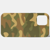 サンドブラウングリーン迷彩柄 Case-Mate iPhoneケース (裏面 (横))