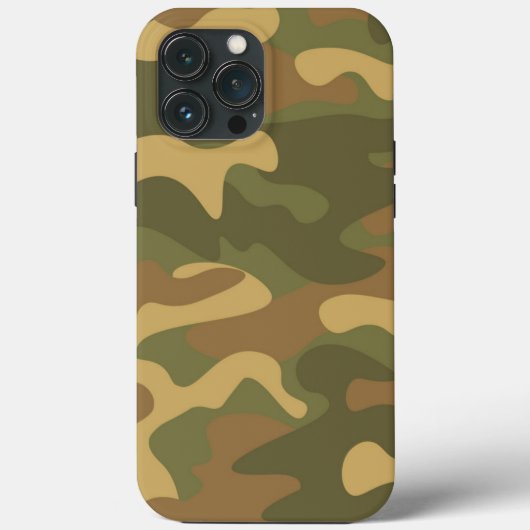 サンドブラウングリーン迷彩柄 Case-Mate iPhoneケース (裏面)