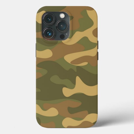サンドブラウングリーン迷彩柄 Case-Mate iPhoneケース (裏面)