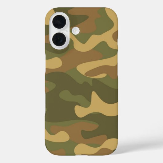 サンドブラウン迷彩柄 Case-Mate iPhoneケース (裏面)