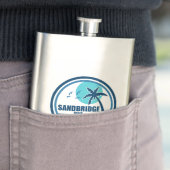 サンドブリッジビーチバージニアパームツリーバード フラスク (インサイチュ)