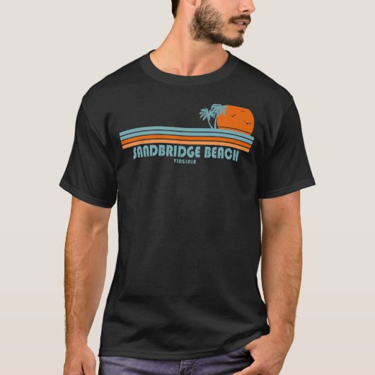 サンドブリッジビーチバージニア Tシャツ (正面)