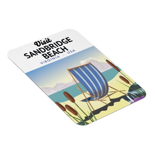 サンドブリッジビーチバージニアUSA, マグネット (右側)
