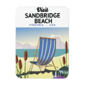 サンドブリッジビーチバージニアUSA, マグネット (縦)