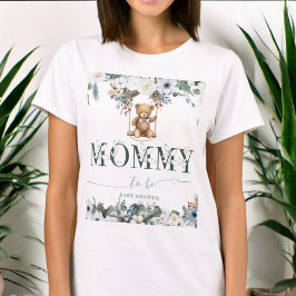 サンドベアブランコセージグリーン ニュートラル ママになる Tシャツ