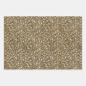 サンドベージュゼブラ印刷 ラッピングペーパーシート (正面2)