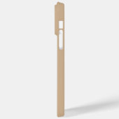 サンドベージュ オーダーロゴ ビジネス 法人 企業 Case-Mate iPhoneケース (裏面 / 左)