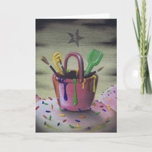 サンドボックスのグリーティングカードに入っている カード (正面)