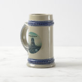 サンドマンは「誰が私を起こしたか」と言った。 ビールジョッキ (正面左)