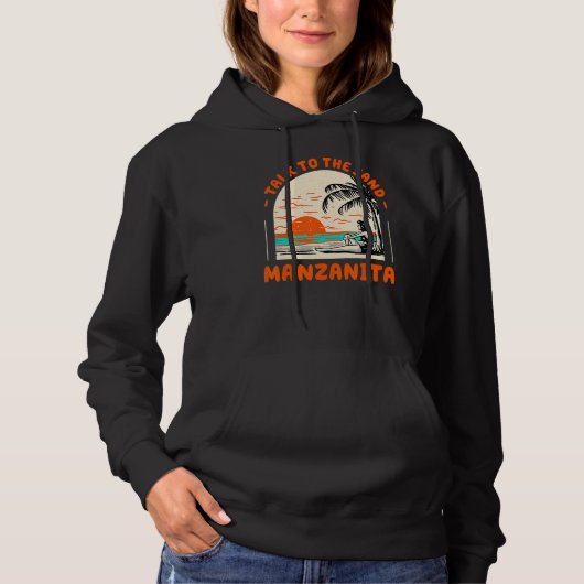 サンドマンザニタビーチオレゴン海夏に話す パーカ (正面)