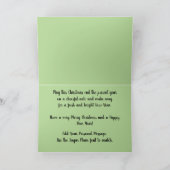 サンドマンファミリービーチクリスマス シーズンカード (内部)