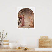 サンドミニクとの受胎告知バイフラアンジェリコ ポスター (キッチン)