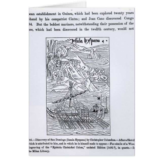 サンドミンゴの発見 (正面)