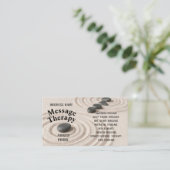 サンドメッセージセラピー名刺 名刺 (スタンド正面)