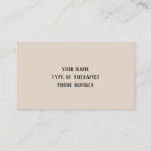 サンドメッセージセラピー名刺 名刺 (裏面)