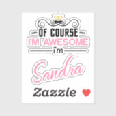 サンドラもちろん私の名素晴らし前だ シール (シート)