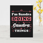 サンドラアムサンドラ カード (黄色い花)