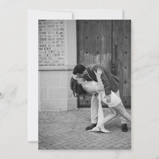 サンドラクラシックエレガントウェディング 招待状 (裏面)