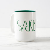 サンドラコーヒーマグ ツートーンマグカップ (正面左)
