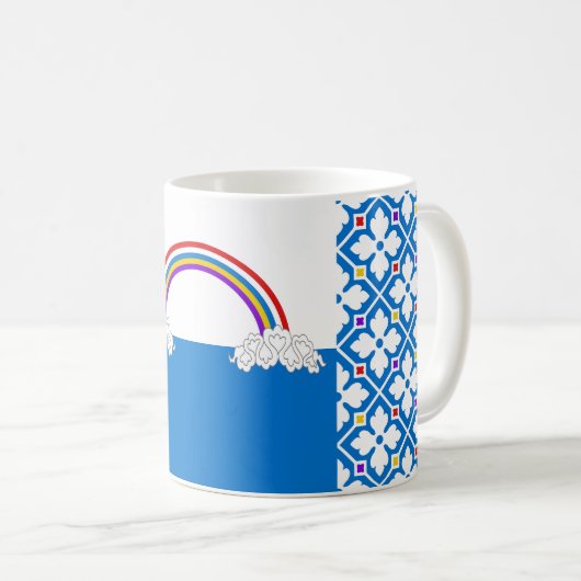 サンドラゴン領民バッジ コーヒーマグカップ (正面右)