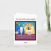 サンドラミラー著紫色の舌ピノー種の葡萄 カード (裏面)