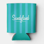 サンドランドハワイアンストライプ 缶クーラー (正面)