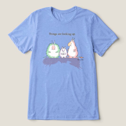 サンドラ・ボイントンが物事を調べている トライブレンドTシャツ (デザイン正面)