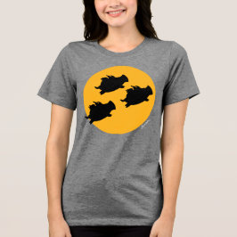 サンドラ・ボイントンが豚が月を飛んで渡る時 トライブレンドＴシャツ